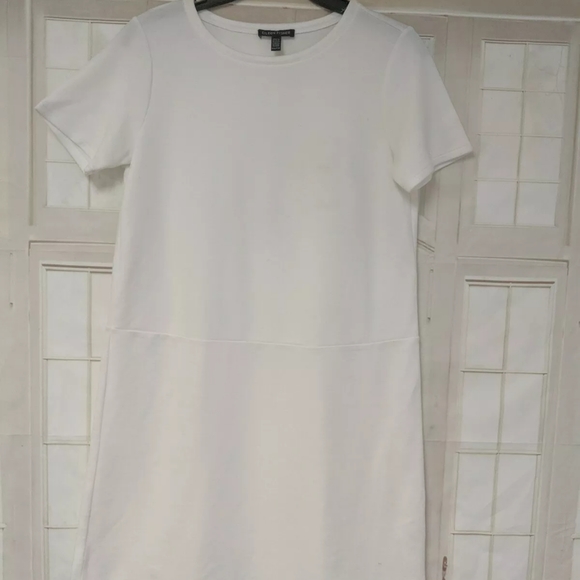 Eileen Fisher TShirt Casual White Stretc Ponte XXS - Picture 6 of 7